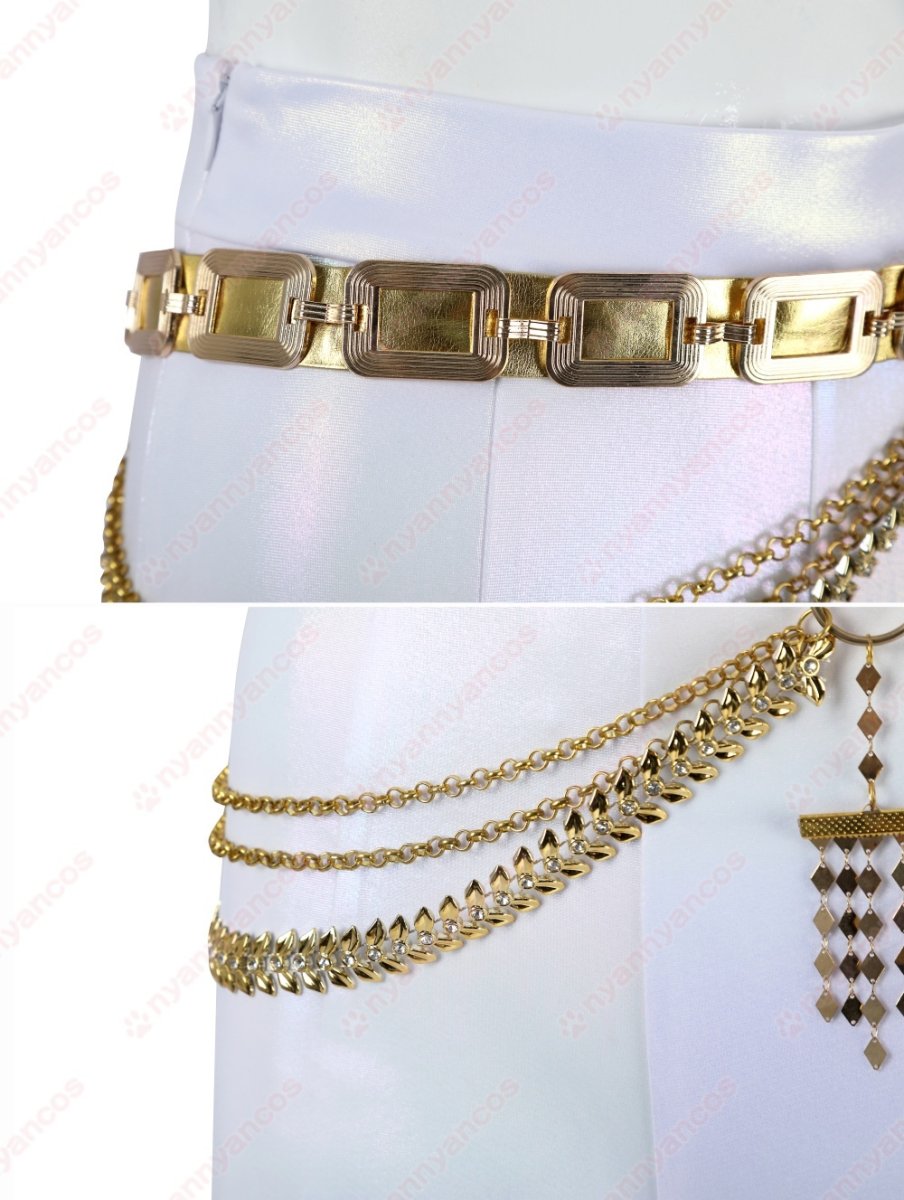 画像8: 高品質 実物撮影  ルミ Rumi KPOPガールズ! デーモン・ハンターズ  風 コスプレ衣装 コスチューム (8)