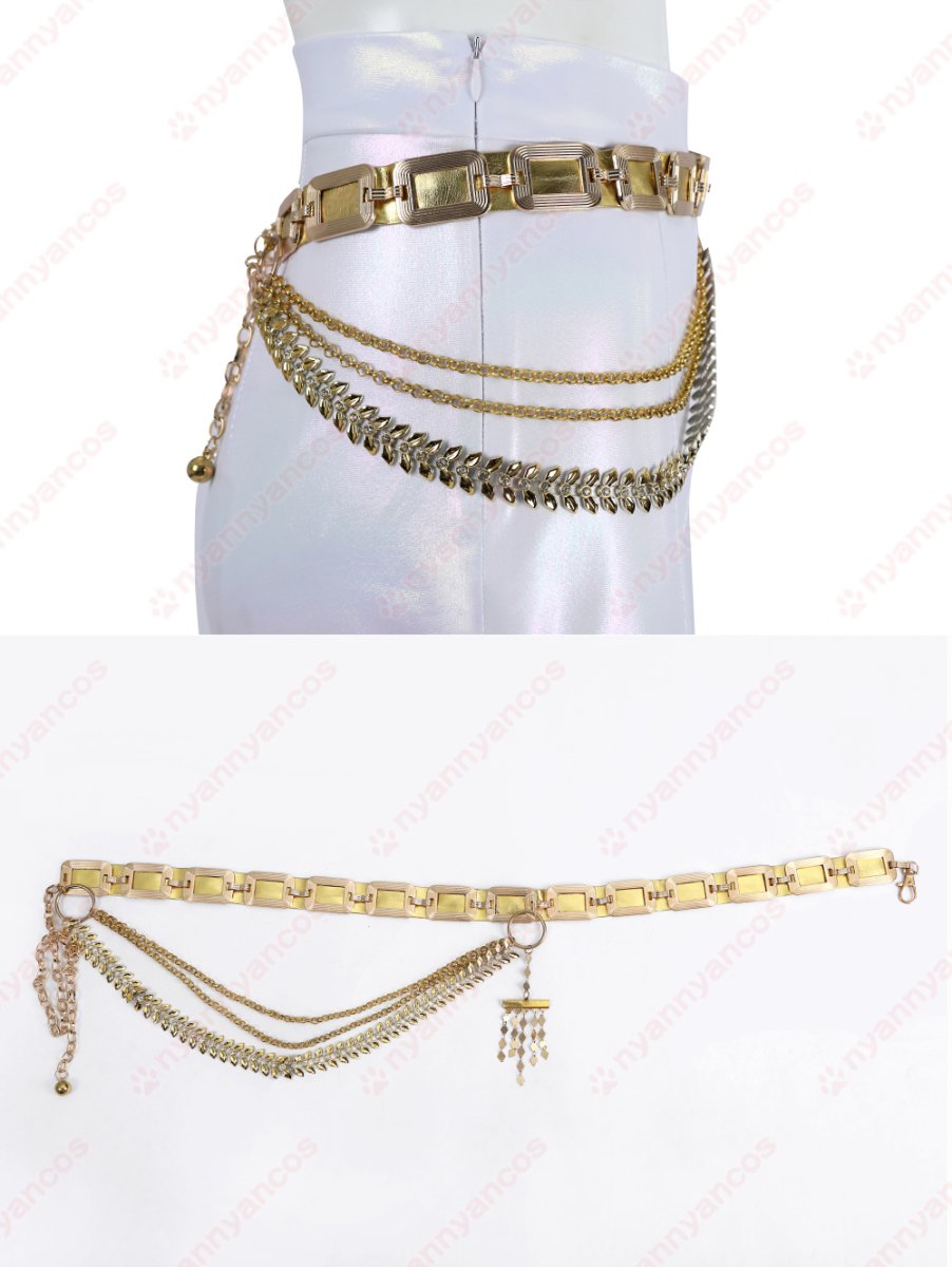 画像9: 高品質 実物撮影  ルミ Rumi KPOPガールズ! デーモン・ハンターズ  風 コスプレ衣装 コスチューム (9)