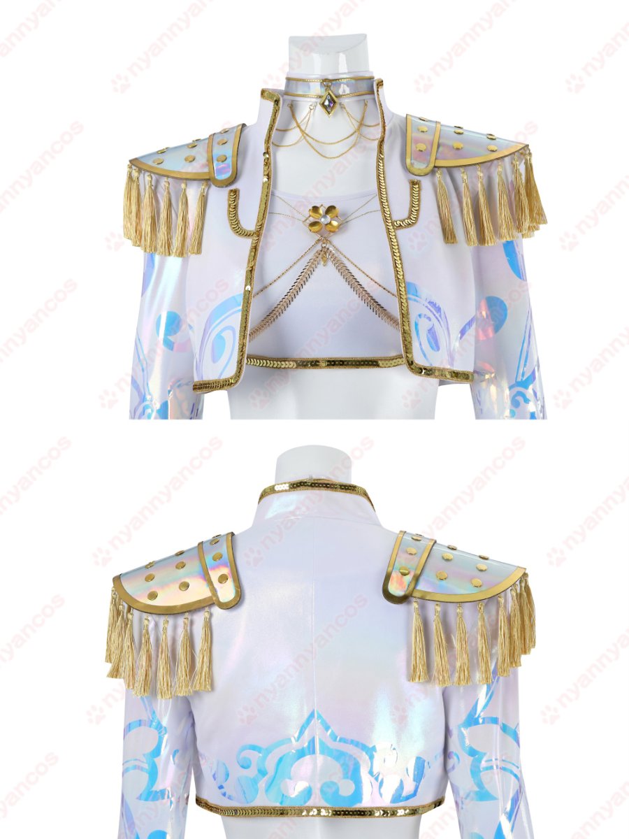 画像6: 高品質 実物撮影  ミラ Mira KPOPガールズ! デーモン・ハンターズ  風 コスプレ衣装 コスチューム (6)