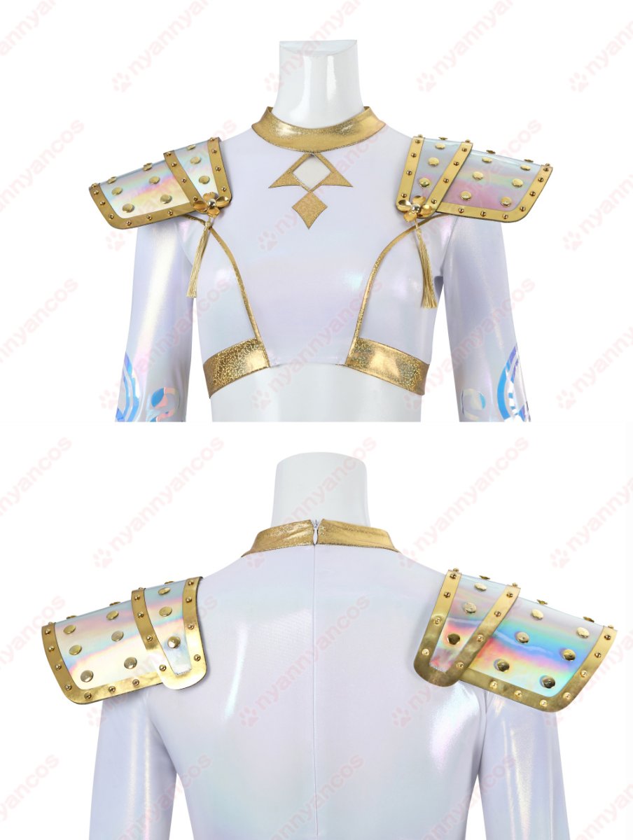 画像8: 高品質 実物撮影 ゾーイ Zoey KPOPガールズ! デーモン・ハンターズ  風 コスプレ衣装 コスチューム (8)