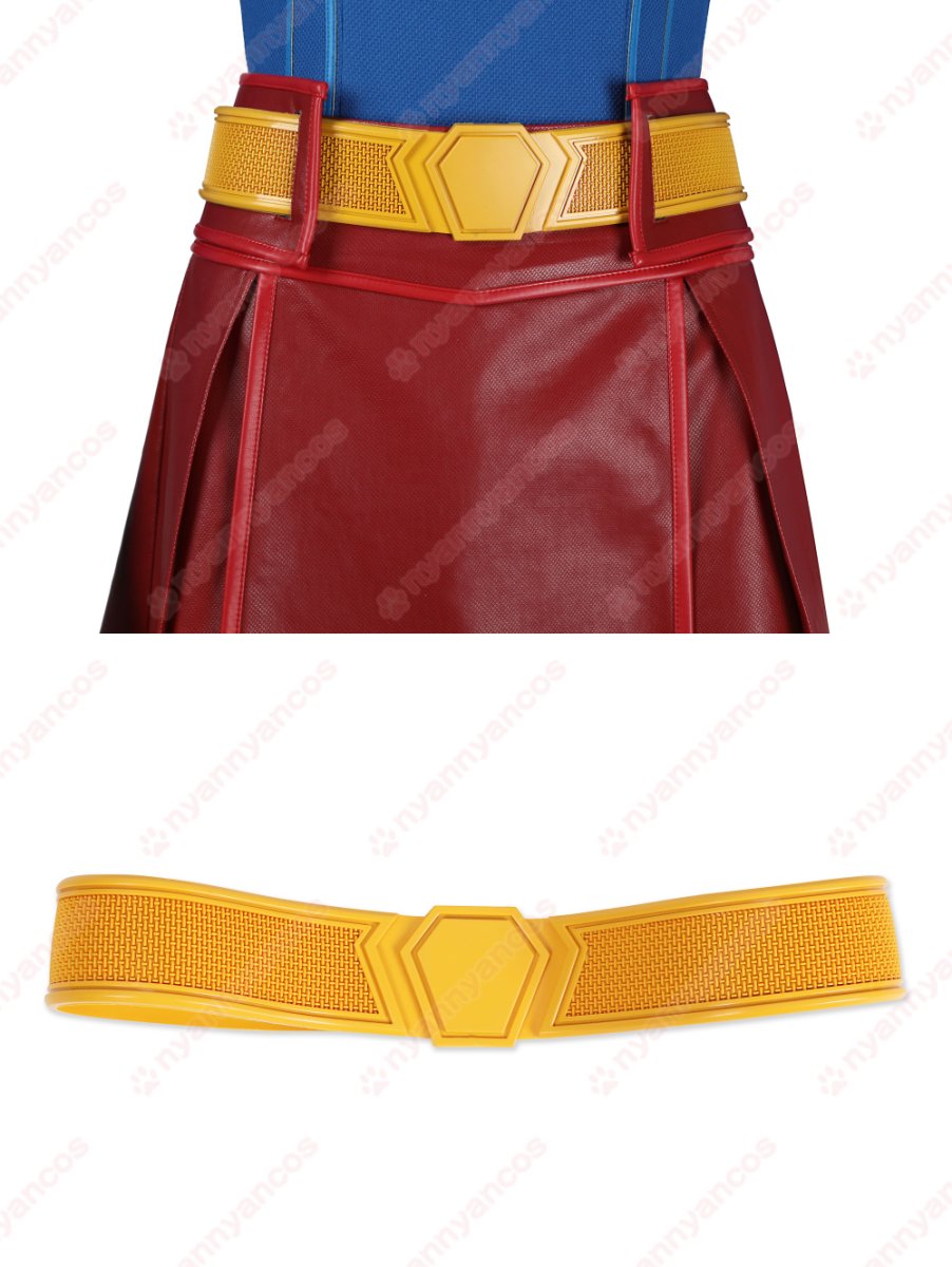 画像16: 高品質 実物撮影 スーパーガール Supergirl  2025映画 スーパーマン:レガシー  風  コスチューム コスプレ衣装 コスプレ靴 ブーツ付き オーダーメイド (16)
