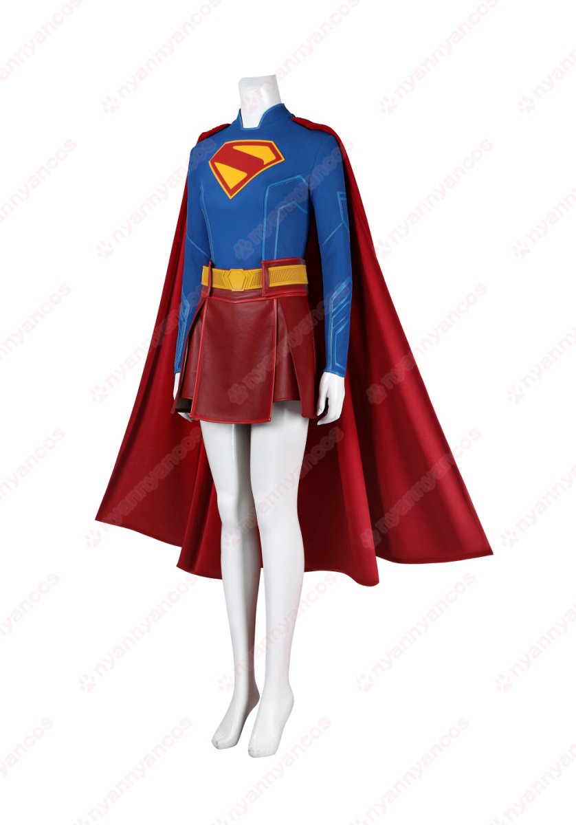 画像4: 高品質 実物撮影 スーパーガール Supergirl  2025映画 スーパーマン:レガシー  風  コスチューム コスプレ衣装 コスプレ靴 ブーツ付き オーダーメイド (4)