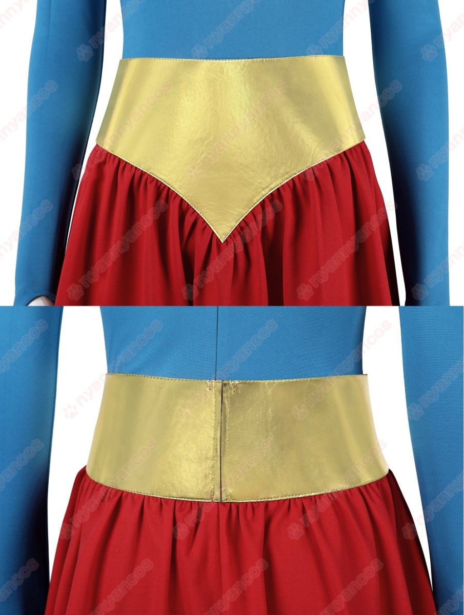 画像13: 高品質 実物撮影  カーラ  スーパーガール：ウーマン・オブ・トゥモロー Supergirl: Woman of Tomorrow  風  コスチューム コスプレ衣装 コスプレ靴 ブーツ付き オーダーメイド (13)