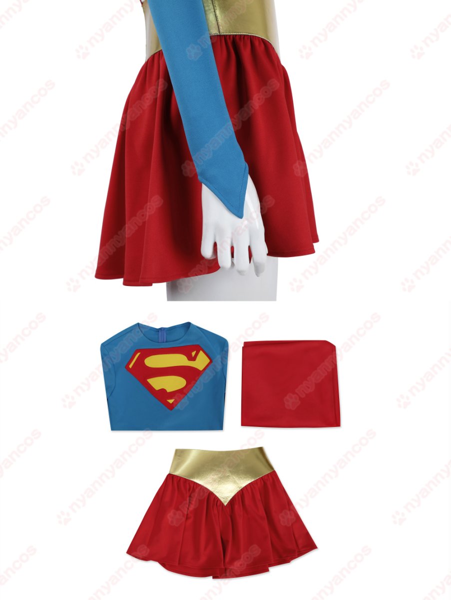 画像14: 高品質 実物撮影  カーラ  スーパーガール：ウーマン・オブ・トゥモロー Supergirl: Woman of Tomorrow  風  コスチューム コスプレ衣装 コスプレ靴 ブーツ付き オーダーメイド (14)