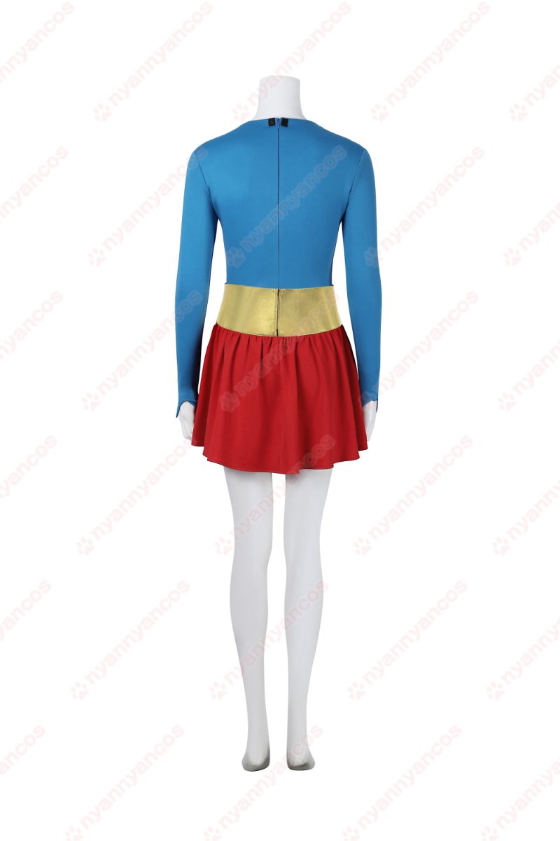 画像9: 高品質 実物撮影  カーラ  スーパーガール：ウーマン・オブ・トゥモロー Supergirl: Woman of Tomorrow  風  コスチューム コスプレ衣装 コスプレ靴 ブーツ付き オーダーメイド (9)