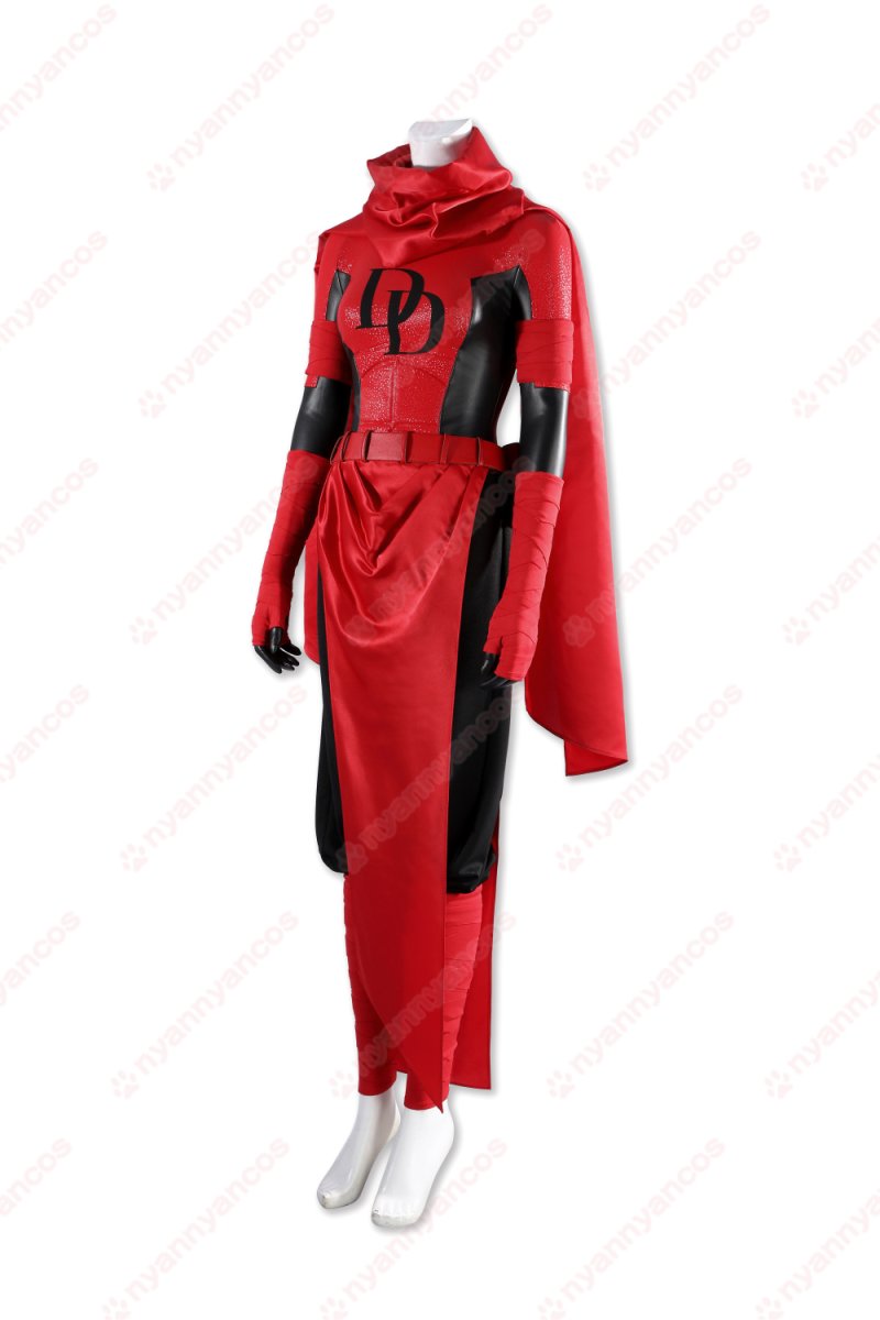 画像3: 高品質 実物撮影 エレクトラ  Elektra  Daredevil デアデビル  風 コスチューム コスプレ衣装 オーダーメイド  (3)