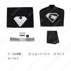画像25: 高品質 実物撮影  スーパーマン クラーク・ケント スーパーマン：レガシー  Superman 2025映画  風  コスチューム コスプレ衣装 コスプレ靴 ブーツ付き オーダーメイド (25)