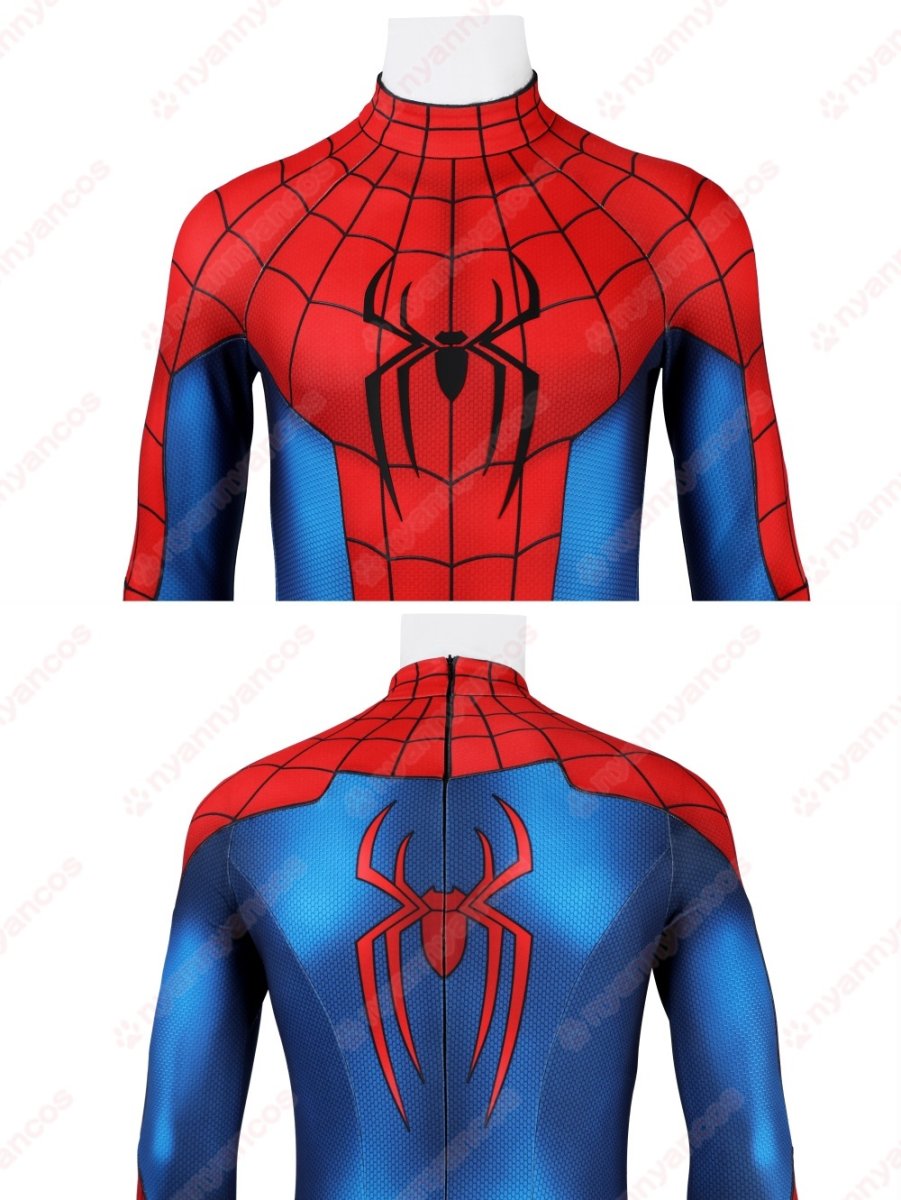 画像12: 高品質 実物撮影 ピーター・パーカー スパイダーマン：ブランド・ニュー・デイ  Spider-Man  全身タイツ 風 コスプレ靴 コスプレ衣装  コスチューム (12)