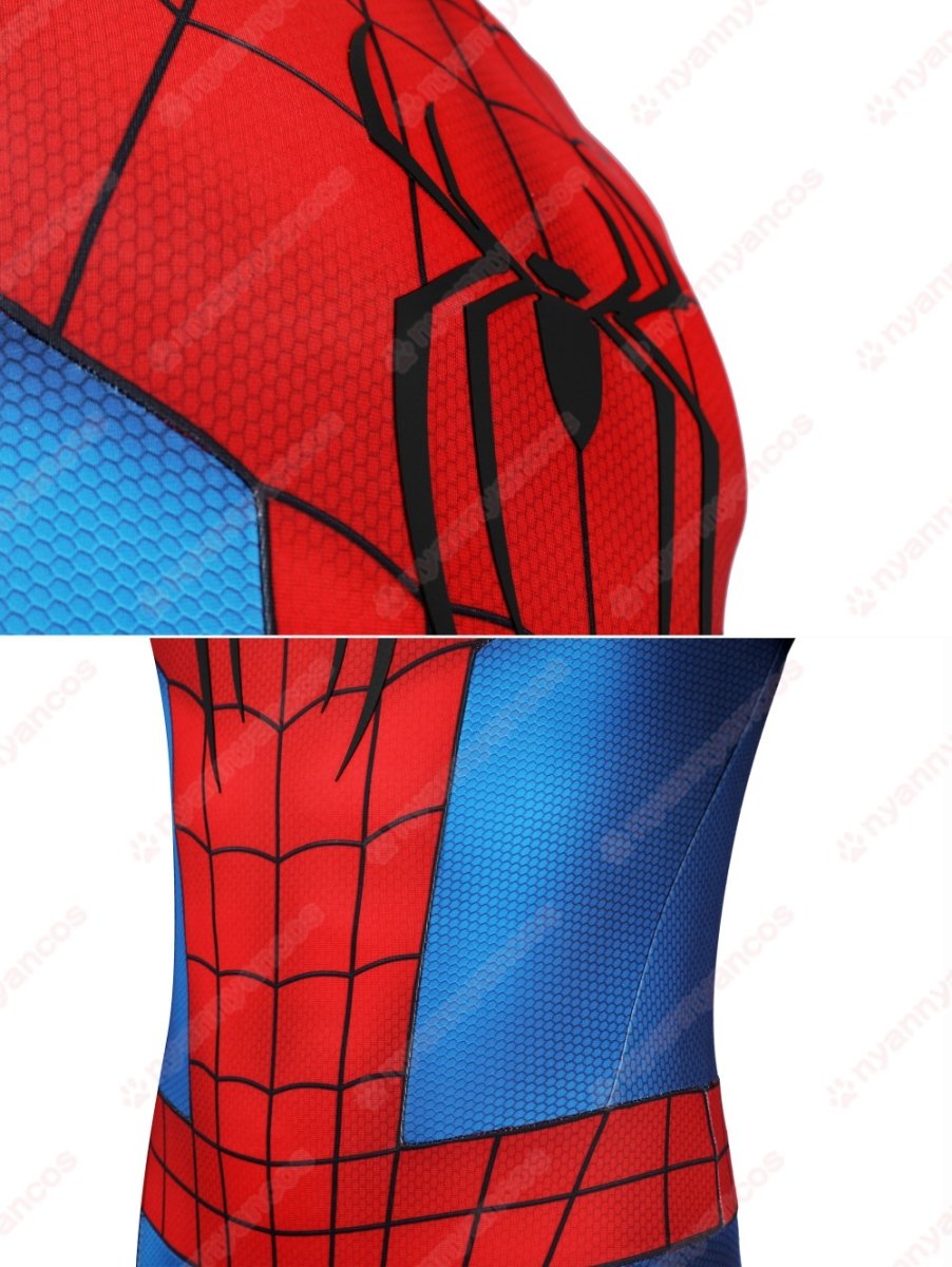 画像14: 高品質 実物撮影 ピーター・パーカー スパイダーマン：ブランド・ニュー・デイ  Spider-Man  全身タイツ 風 コスプレ靴 コスプレ衣装  コスチューム (14)