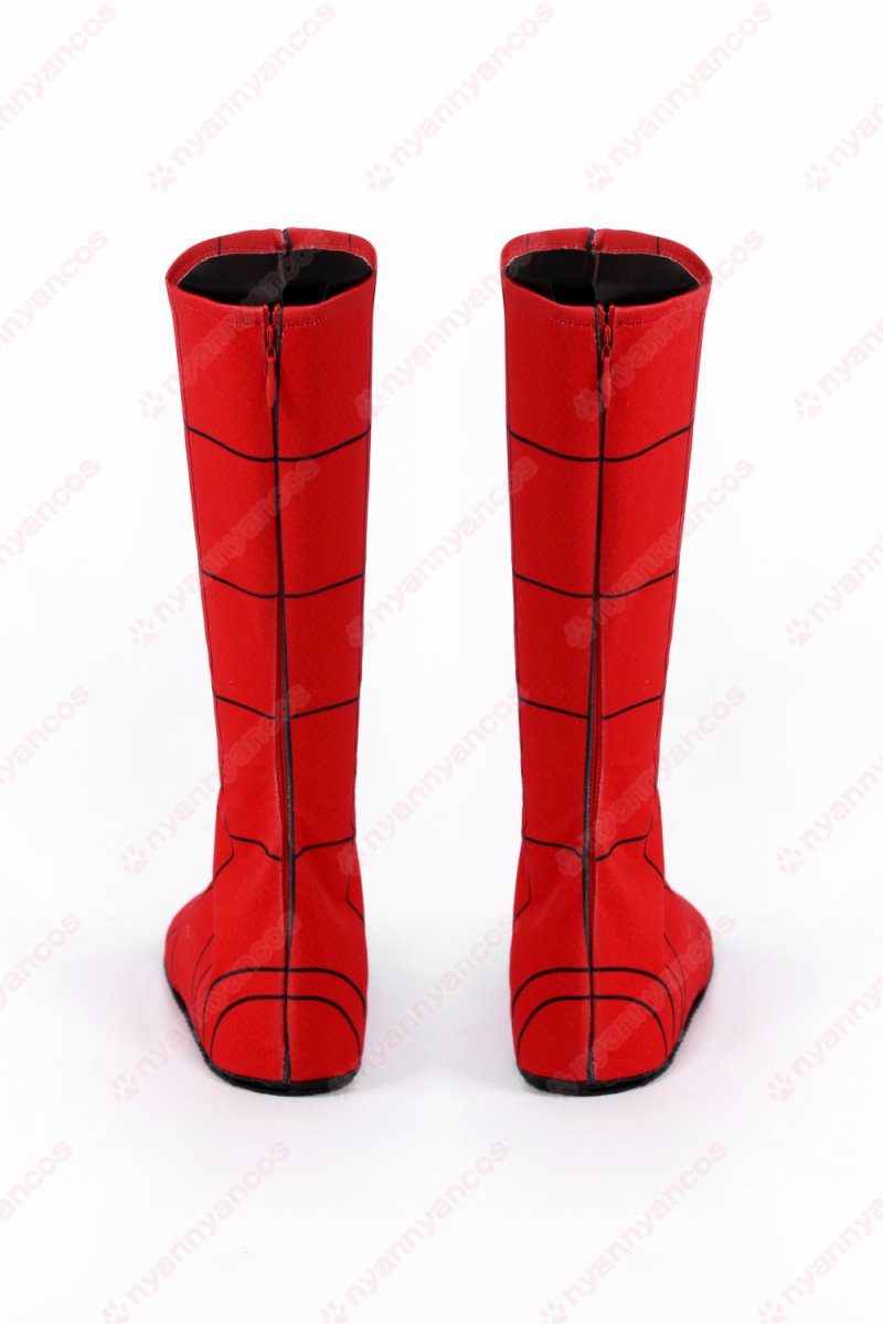 画像20: 高品質 実物撮影 ピーター・パーカー スパイダーマン：ブランド・ニュー・デイ  Spider-Man  全身タイツ 風 コスプレ靴 コスプレ衣装  コスチューム (20)