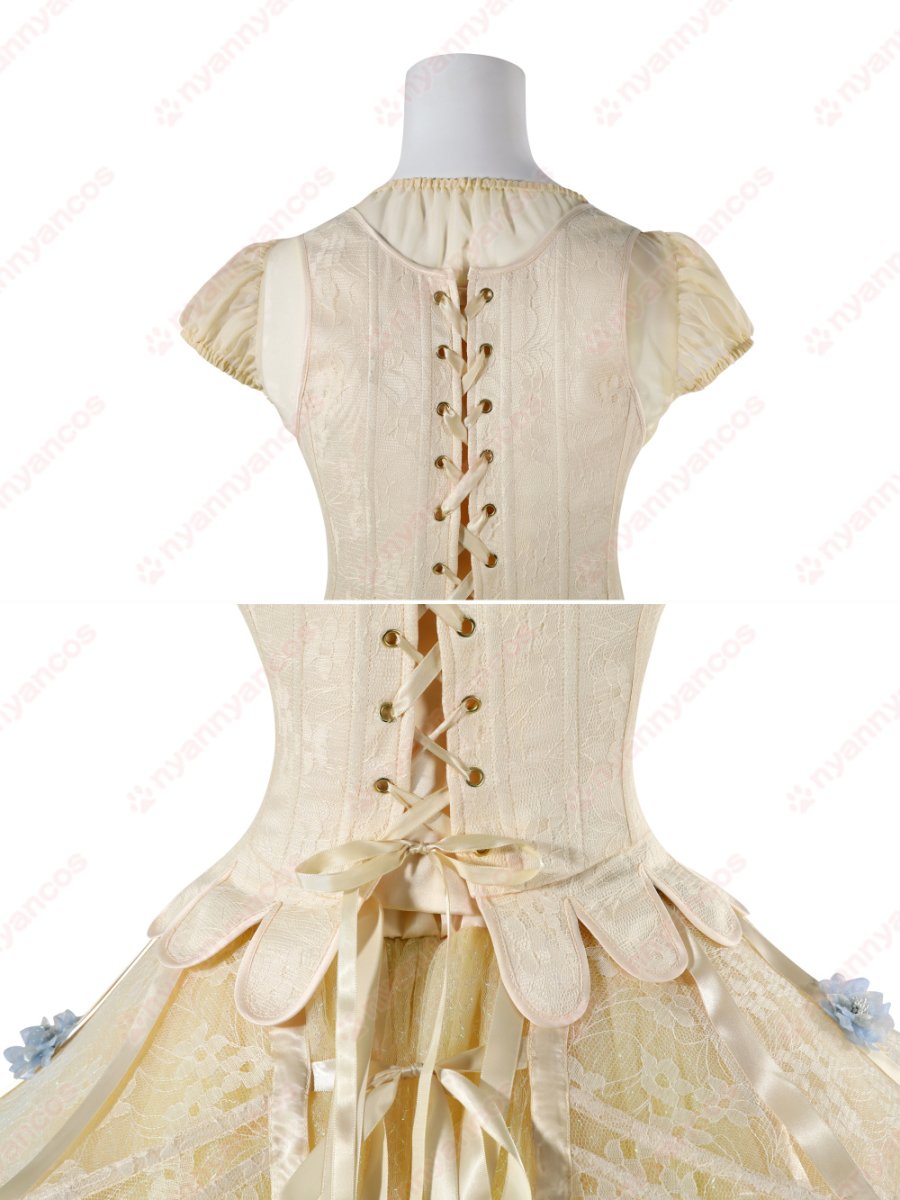 画像11: 高品質 実物撮影  イーニッド・シンクレア Wednesday アダムス・ファミリー ドラマ 風 コスチューム コスプレ衣装 (11)