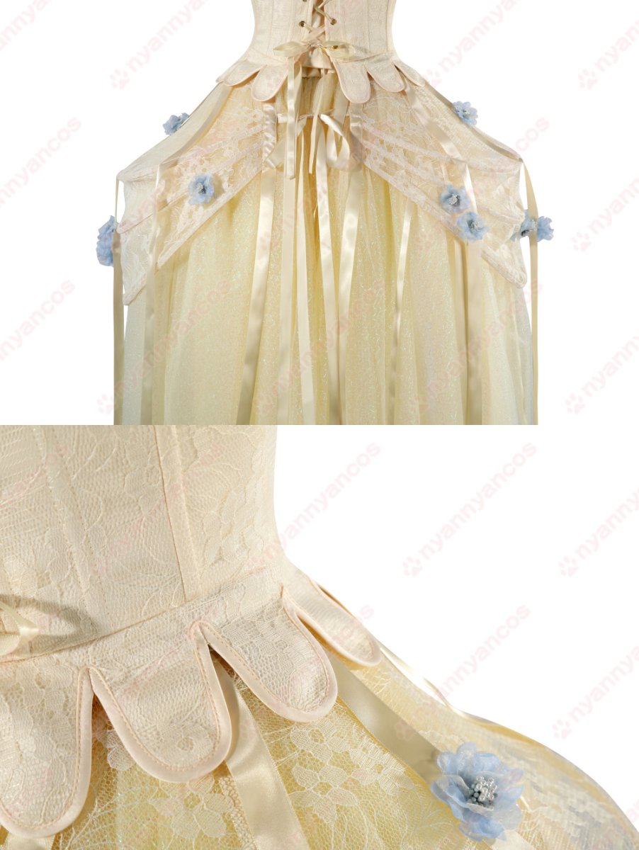 画像12: 高品質 実物撮影  イーニッド・シンクレア Wednesday アダムス・ファミリー ドラマ 風 コスチューム コスプレ衣装 (12)