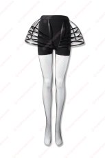 画像5: 高品質 実物撮影 ウェンズデー Wednesday アダムス・ファミリー ドラマ 風 コスチューム コスプレ衣装 (5)