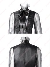 画像6: 高品質 実物撮影 ウェンズデー Wednesday アダムス・ファミリー ドラマ 風 コスチューム コスプレ衣装 (6)