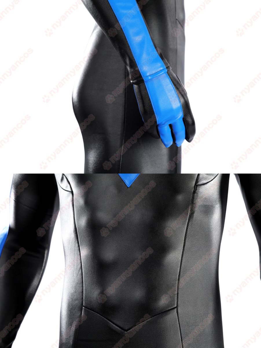 画像15: 高品質 実物撮影   ナイトウィング Nightwing Titans タイタンズ  風    コスチューム　コスプレ衣装 (15)