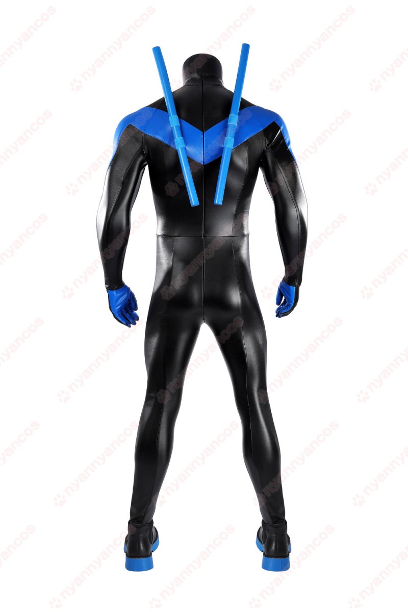 画像2: 高品質 実物撮影   ナイトウィング Nightwing Titans タイタンズ  風    コスチューム　コスプレ衣装 (2)
