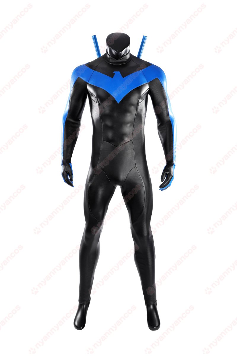 画像3: 高品質 実物撮影   ナイトウィング Nightwing Titans タイタンズ  風    コスチューム　コスプレ衣装 (3)