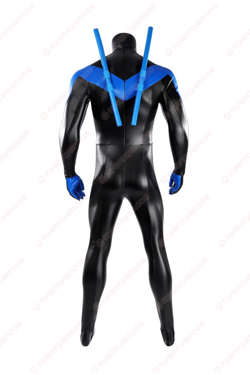 画像6: 高品質 実物撮影   ナイトウィング Nightwing Titans タイタンズ  風    コスチューム　コスプレ衣装 (6)