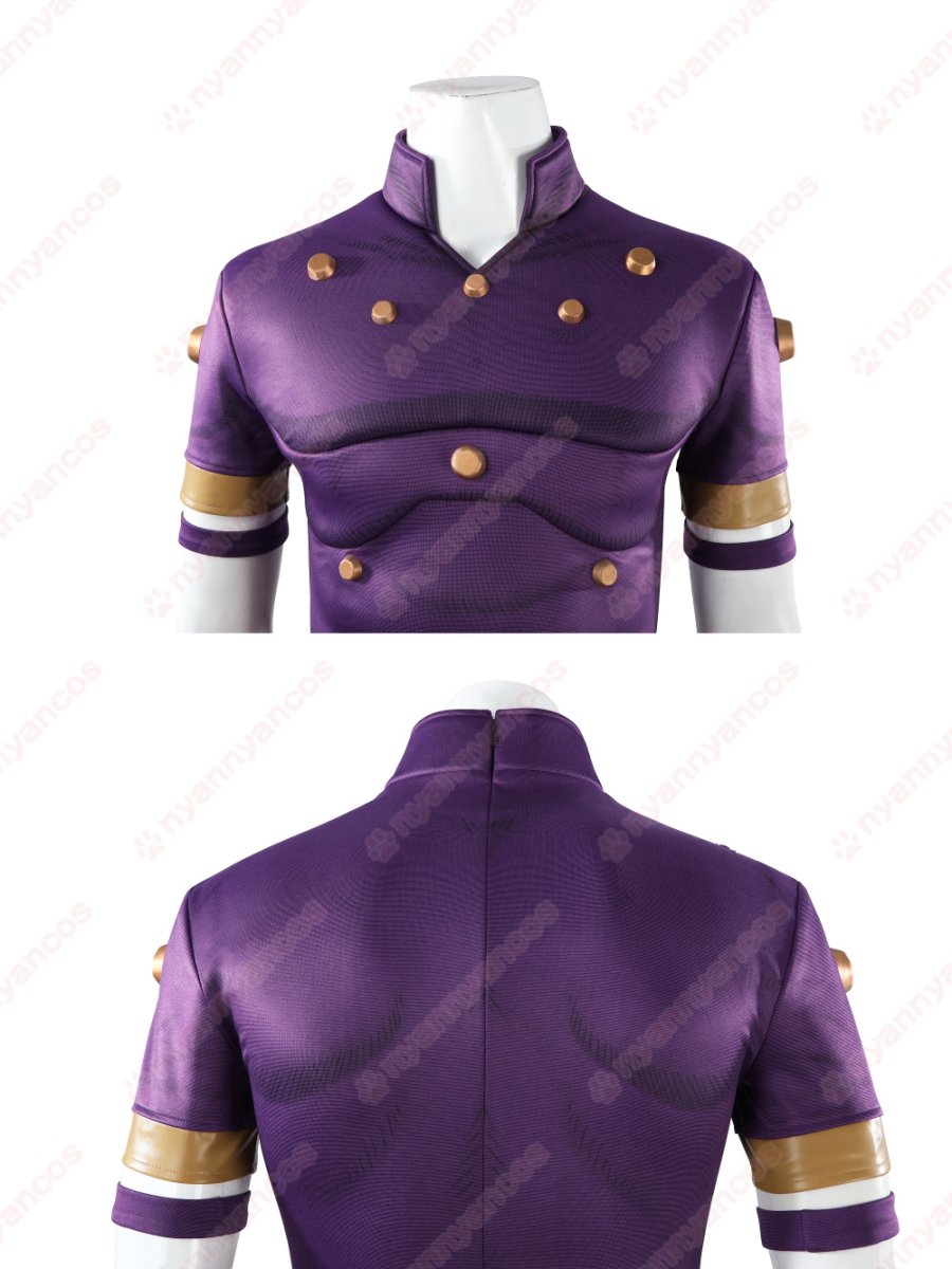 画像15: 高品質 実物撮影  ジャイロ・ツェペリ  ジョジョの奇妙な冒険 SBR スティール・ボール・ラン  風  コスチューム コスプレ衣装 (15)