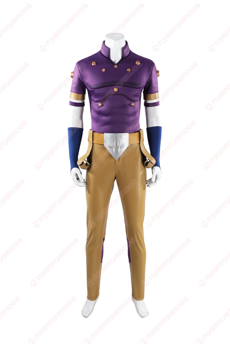 画像7: 高品質 実物撮影  ジャイロ・ツェペリ  ジョジョの奇妙な冒険 SBR スティール・ボール・ラン  風  コスチューム コスプレ衣装 (7)