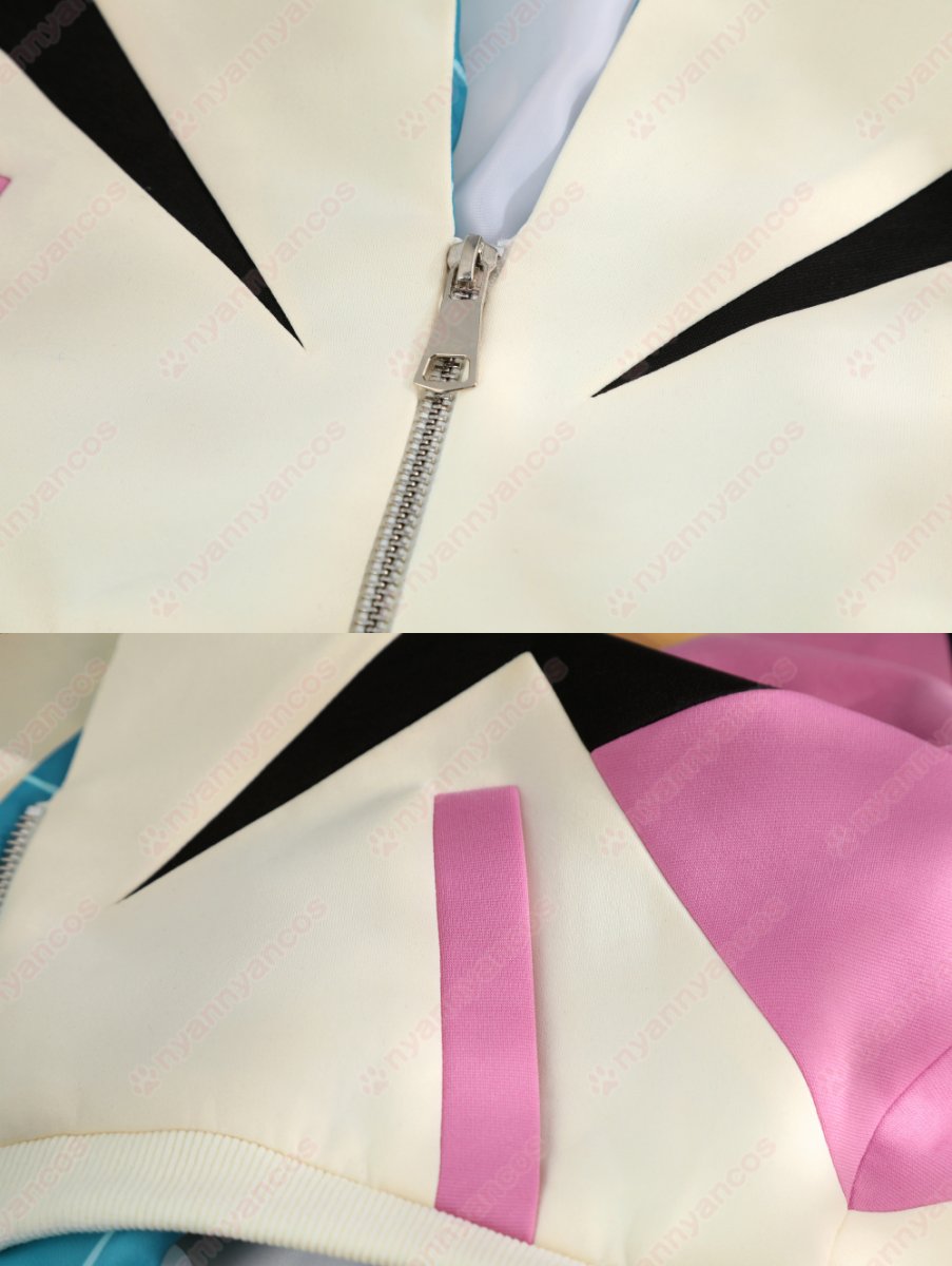 画像13: 高品質 実物撮影 グウェン スパイダーマン フレンドリー・ネイバーフッド Spider-Man  風 コスプレ衣装  コスチューム (13)