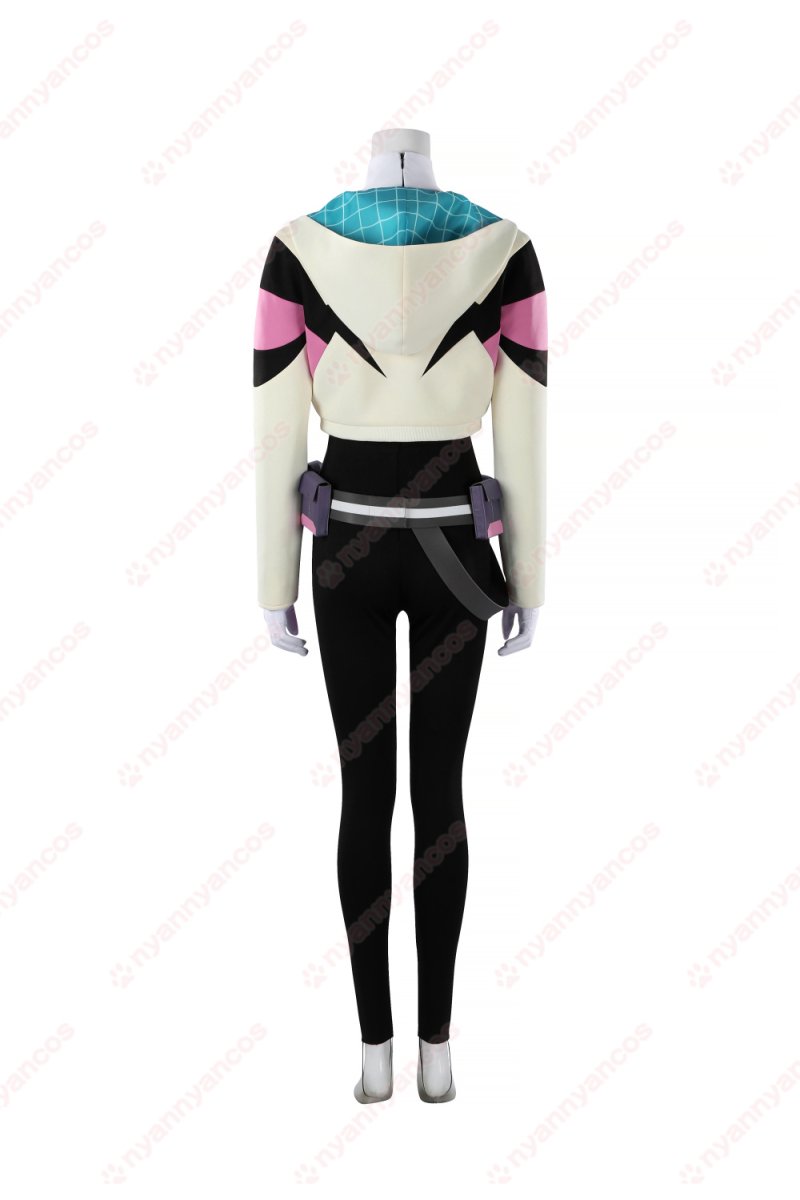 画像10: 高品質 実物撮影 グウェン スパイダーマン フレンドリー・ネイバーフッド Spider-Man  風 コスプレ衣装  コスチューム (10)