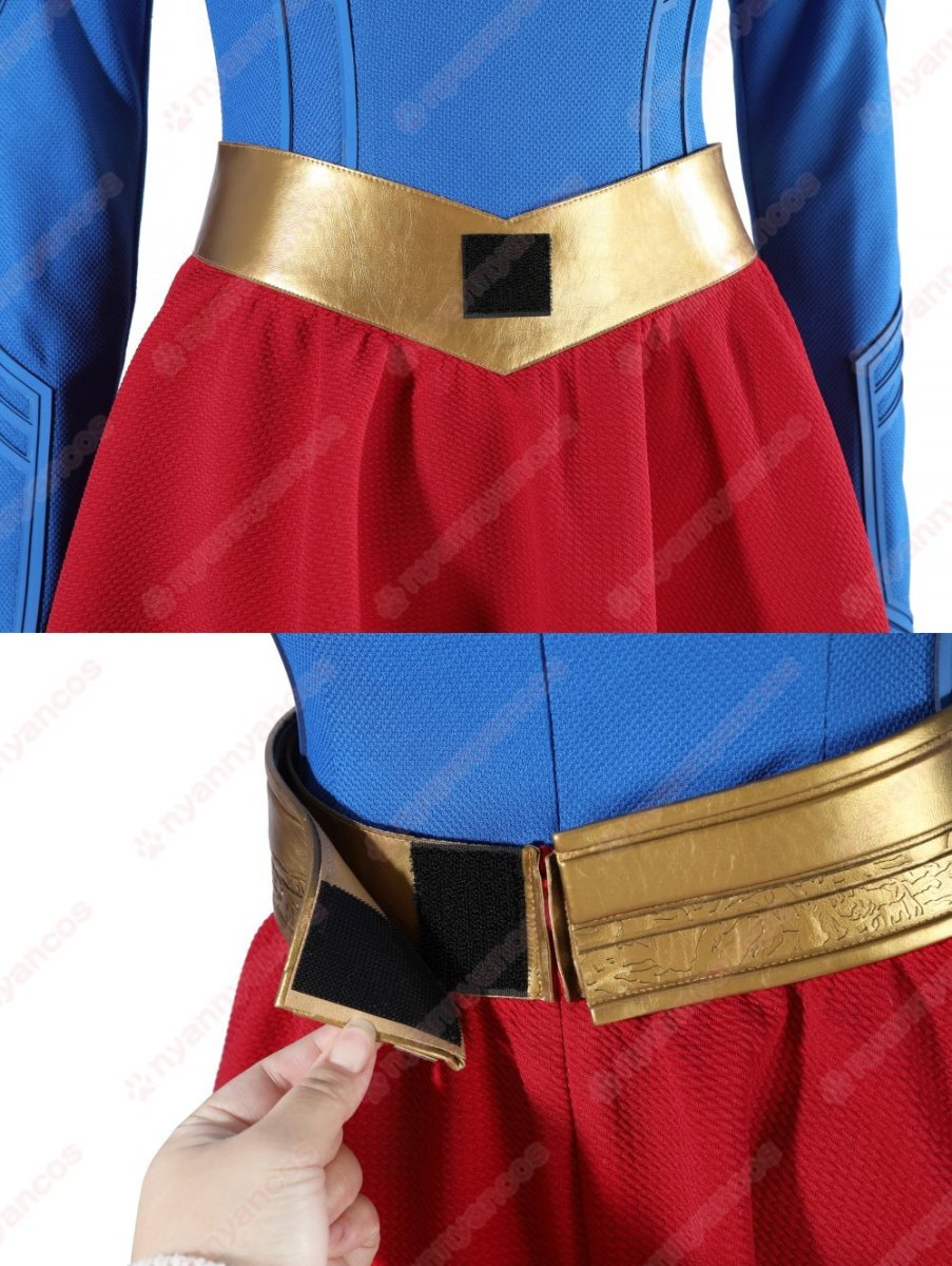 画像18: 高品質 実物撮影  カラ・ゾー＝エル  スーパーガール Supergirl  風  コスチューム コスプレ衣装 オーダーメイド (18)