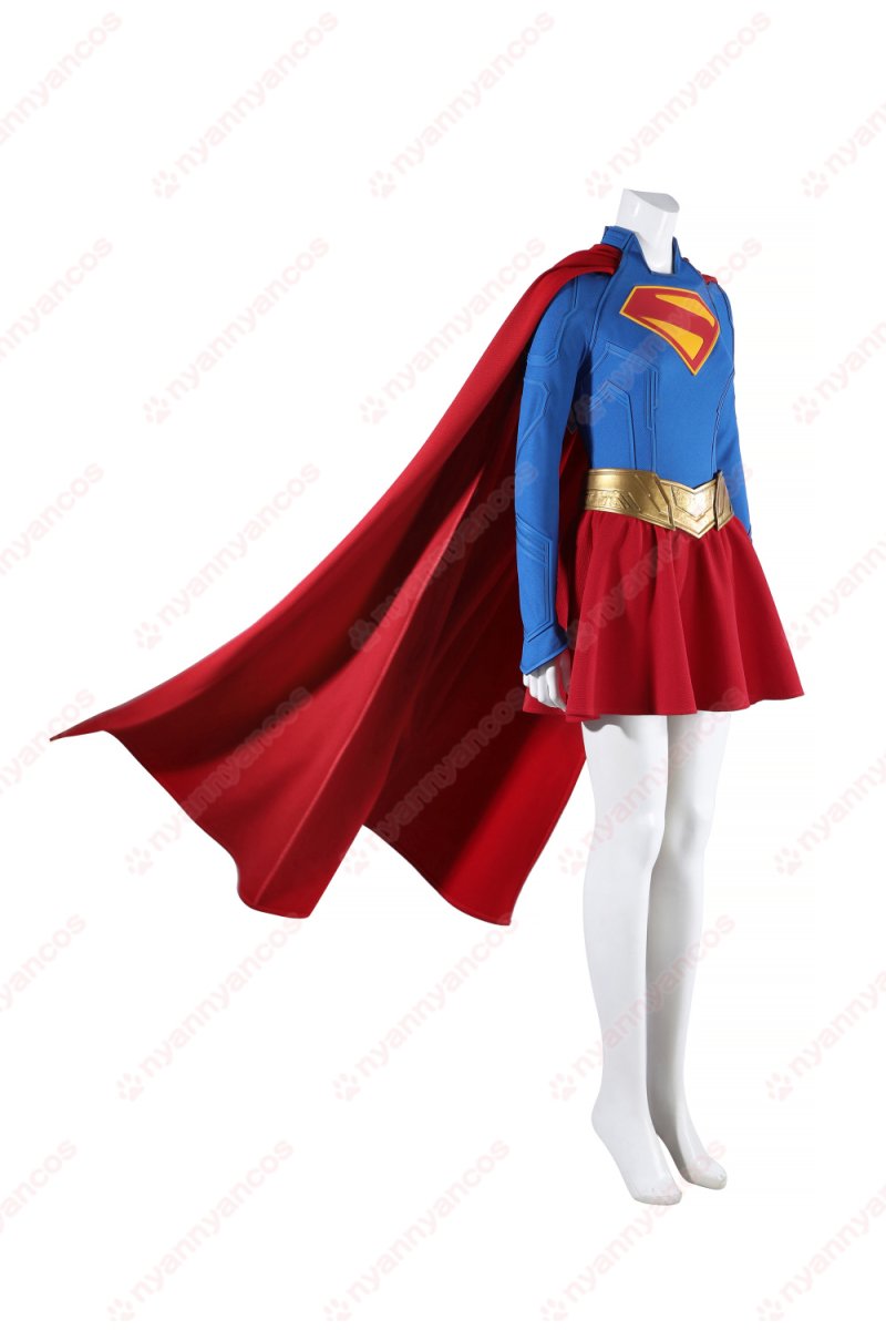 画像4: 高品質 実物撮影  カラ・ゾー＝エル  スーパーガール Supergirl  風  コスチューム コスプレ衣装 オーダーメイド (4)