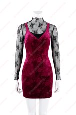 画像10: 高品質 実物撮影  エイダ・ウォン ADA Wong バイオハザード 30周年  風  コスチューム コスプレ衣装 (10)