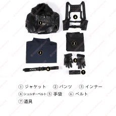 画像23: 高品質 実物撮影  Leon レオン・S・ケネディ バイオハザード9 バイオハザード レクイエム バイオ9  風  コスチューム コスプレ衣装 オーダーメイド (23)