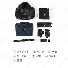 画像19: 高品質 実物撮影  Leon レオン・S・ケネディ バイオハザード9 バイオハザード レクイエム バイオ9  風  コスチューム コスプレ衣装 オーダーメイド (19)