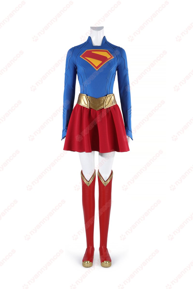 画像8: 高品質 実物撮影  カラ・ゾー＝エル  スーパーガール Supergirl  風  コスチューム コスプレ衣装 オーダーメイド (8)
