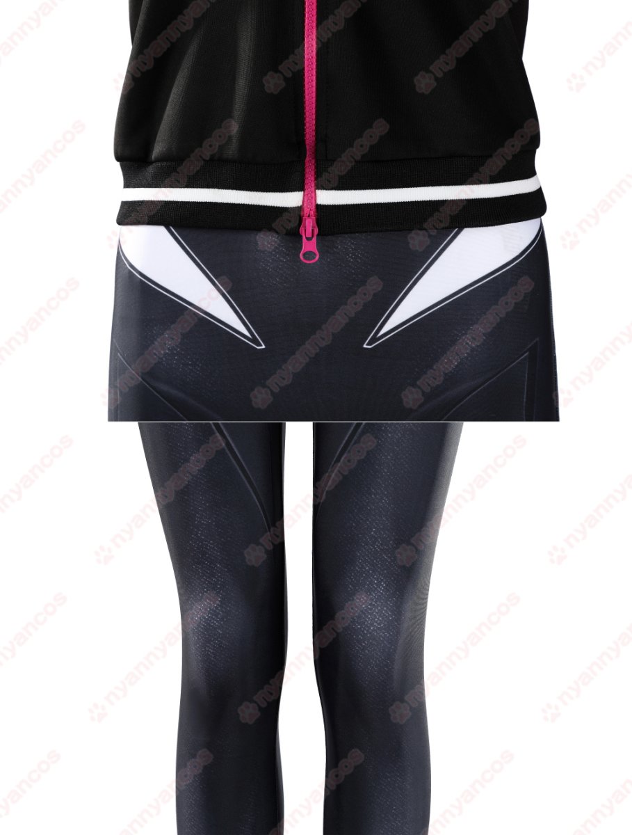 画像18: 高品質 実物撮影 グウェン Gwen  オールニュー・スパイダー・グウェン ゴーストスパイダー Spider-Man スパイダーマン  風 コスプレ衣装  コスチューム (18)