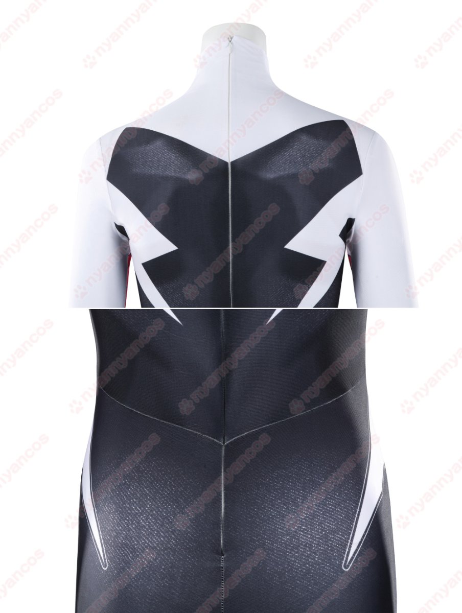 画像22: 高品質 実物撮影 グウェン Gwen  オールニュー・スパイダー・グウェン ゴーストスパイダー Spider-Man スパイダーマン  風 コスプレ衣装  コスチューム (22)