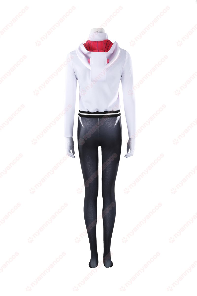 画像8: 高品質 実物撮影 グウェン Gwen  オールニュー・スパイダー・グウェン ゴーストスパイダー Spider-Man スパイダーマン  風 コスプレ衣装  コスチューム (8)