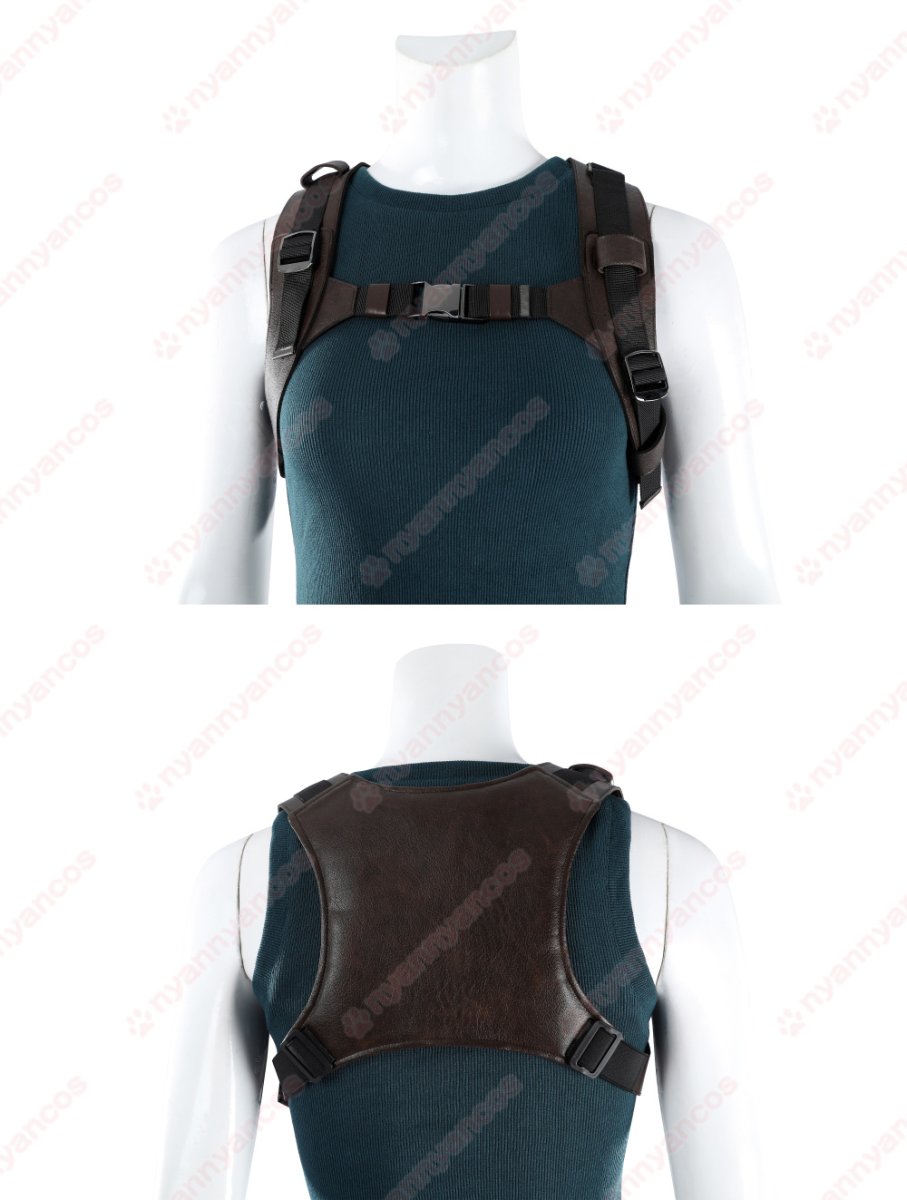 画像9: 高品質 実物撮影 ララ・クロフト Lara  トゥームレイダー Tomb Raider 実写版  風 コスプレ衣装 コスチューム オーダーメイド (9)
