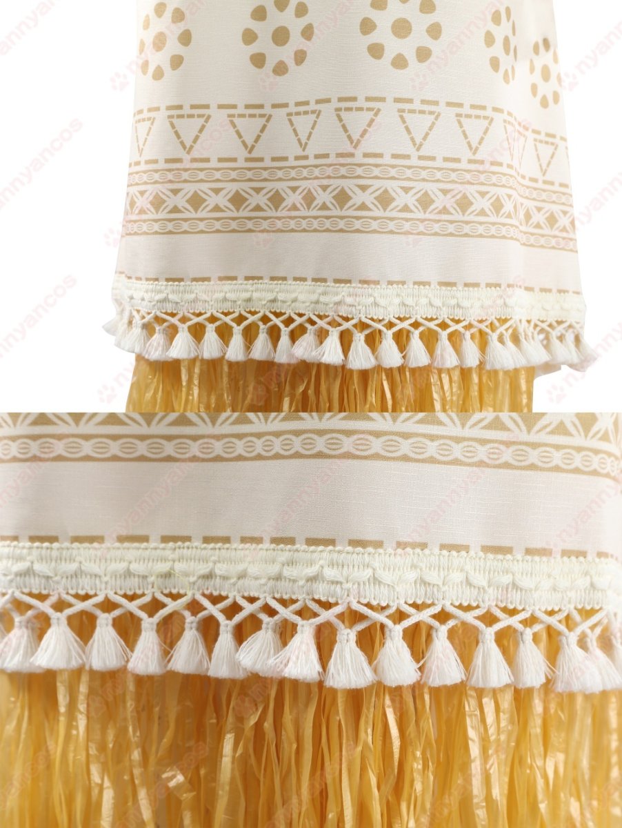 画像12: 高品質 実物撮影 モアナ Moana モアナと伝説の海 2026実写映画  風 コスプレ衣装 コスチューム (12)