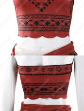 画像8: 高品質 実物撮影 モアナ Moana モアナと伝説の海 2026実写映画  風 コスプレ衣装 コスチューム (8)