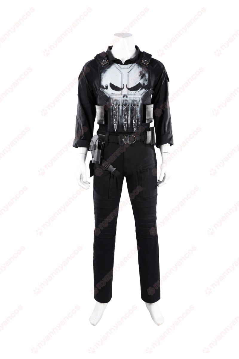 画像5: 【武器無し】高品質 実物撮影  パニッシャー Punisher  スパイダーマン：ブランド・ニュー・デイ  Spider-Man  風 コスプレ衣装  コスチューム オーダーメイド (5)