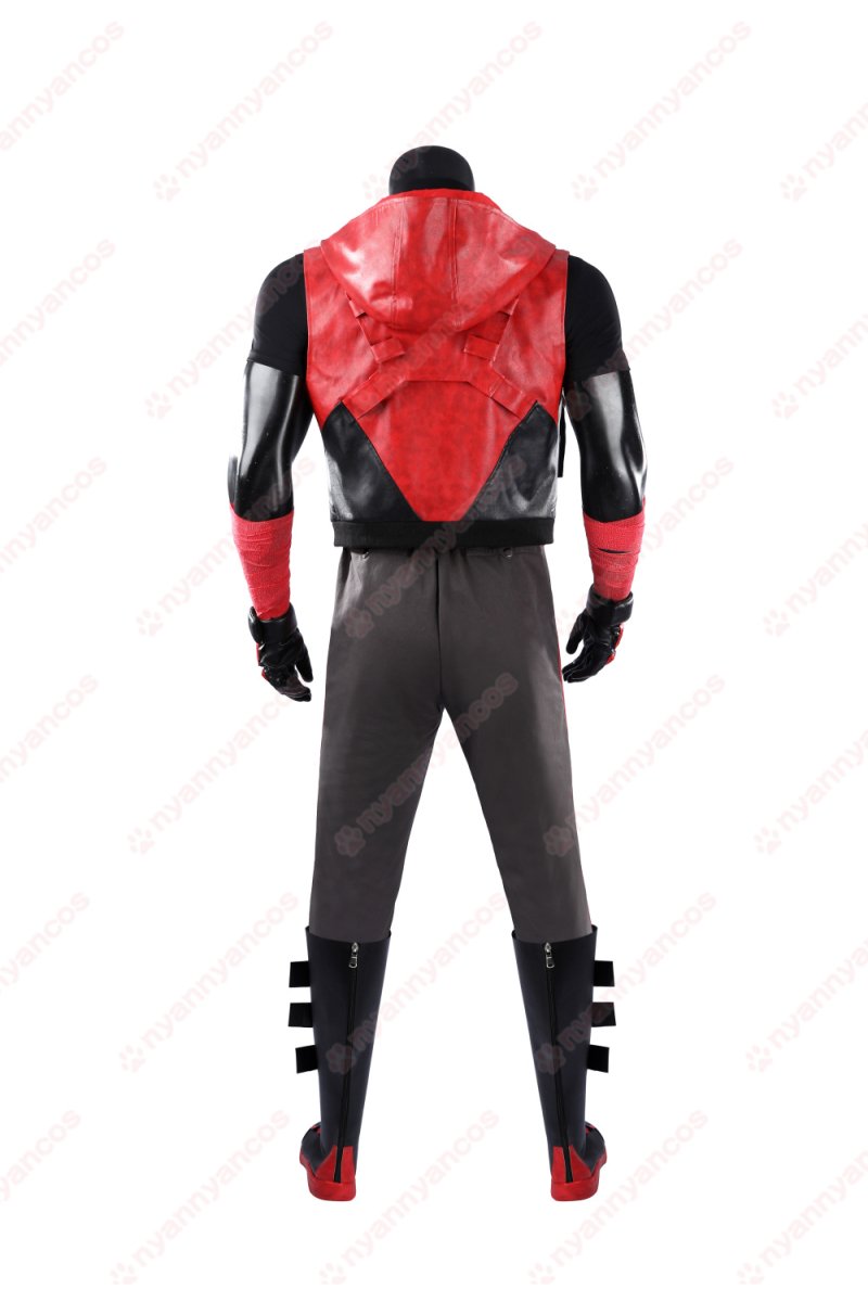 画像2: 高品質 実物撮影   レッドフード Red Hood  ジェイソン・トッド ロビン バットマン   風    コスチューム　コスプレ衣装  オーダーメイド (2)