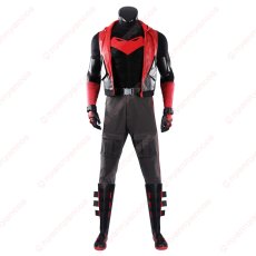 画像1: 高品質 実物撮影   レッドフード Red Hood  ジェイソン・トッド ロビン バットマン   風    コスチューム　コスプレ衣装  オーダーメイド (1)