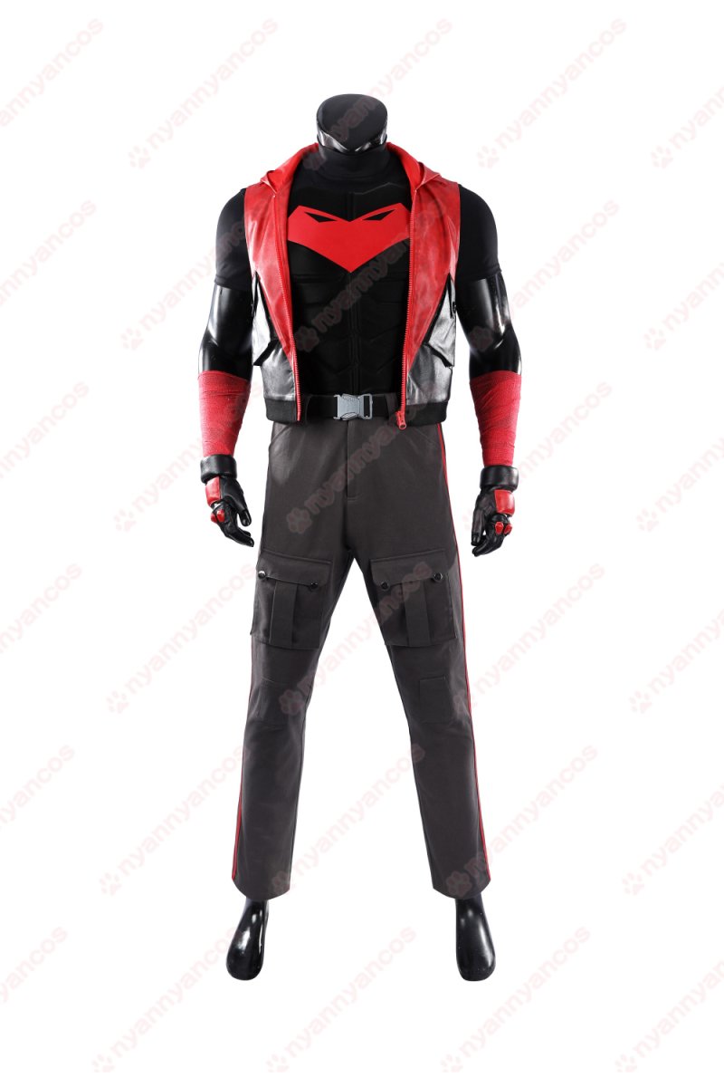 画像3: 高品質 実物撮影   レッドフード Red Hood  ジェイソン・トッド ロビン バットマン   風    コスチューム　コスプレ衣装  オーダーメイド (3)