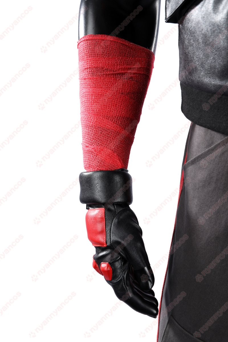 画像9: 高品質 実物撮影   レッドフード Red Hood  ジェイソン・トッド ロビン バットマン   風    コスチューム　コスプレ衣装  オーダーメイド (9)