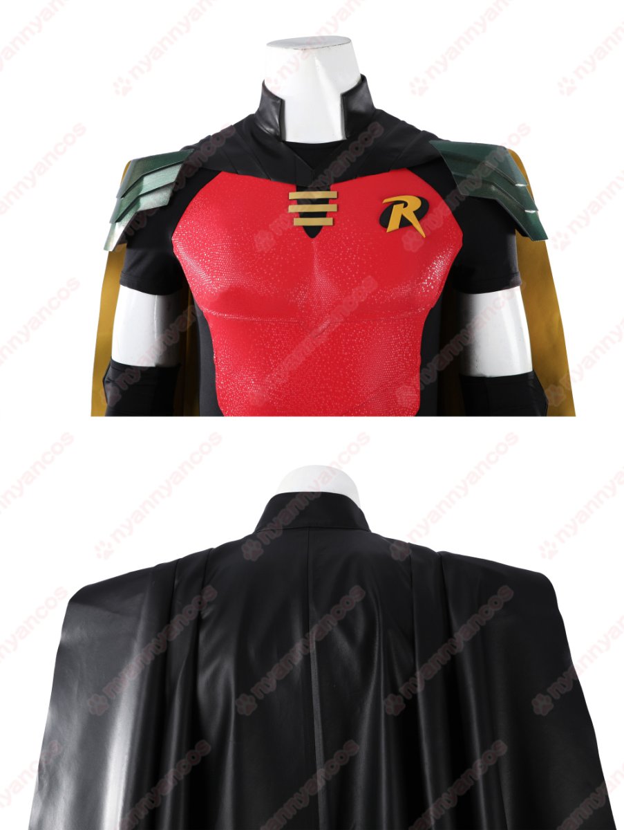 画像13: 高品質 実物撮影   レッドロビン  3代目ロビン ティム・ドレイク  風    コスチューム　コスプレ衣装  オーダーメイド (13)