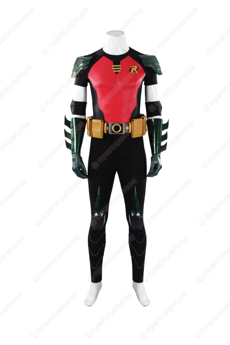 画像7: 高品質 実物撮影   レッドロビン  3代目ロビン ティム・ドレイク  風    コスチューム　コスプレ衣装  オーダーメイド (7)