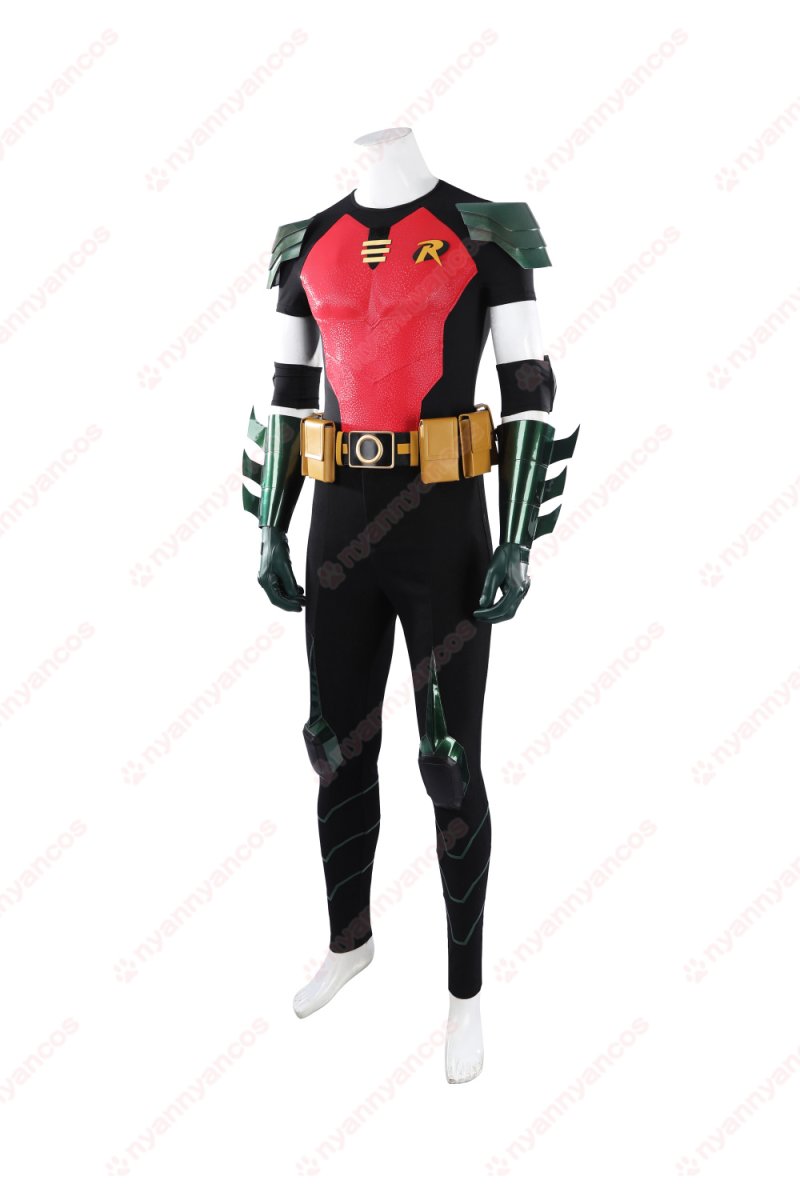 画像8: 高品質 実物撮影   レッドロビン  3代目ロビン ティム・ドレイク  風    コスチューム　コスプレ衣装  オーダーメイド (8)