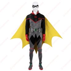 画像1: 高品質 実物撮影   ダミアン・ウェイン 5代目ロビン ロビン バットマン   風    コスチューム　コスプレ衣装  オーダーメイド (1)