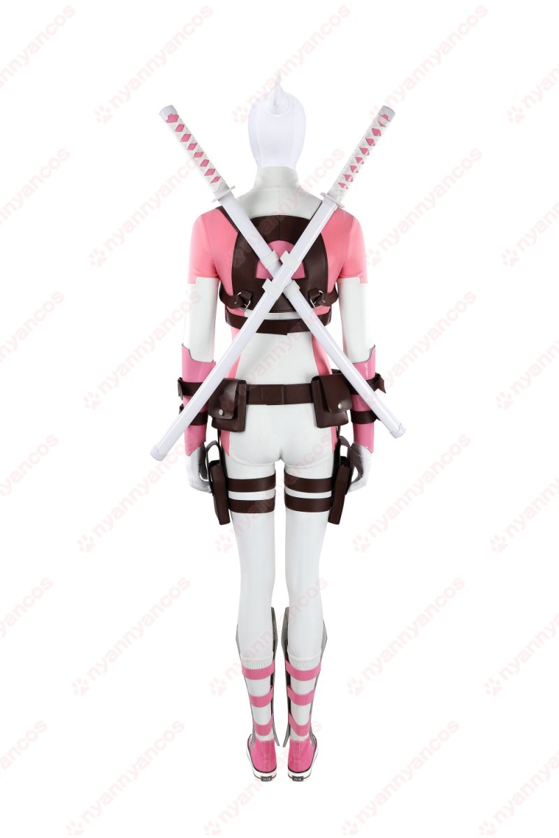 画像2: 高品質 実物撮影  【武器無し】グウェンプール Gwenpool  風 コスプレ衣装 コスチューム  オーダーメイド (2)