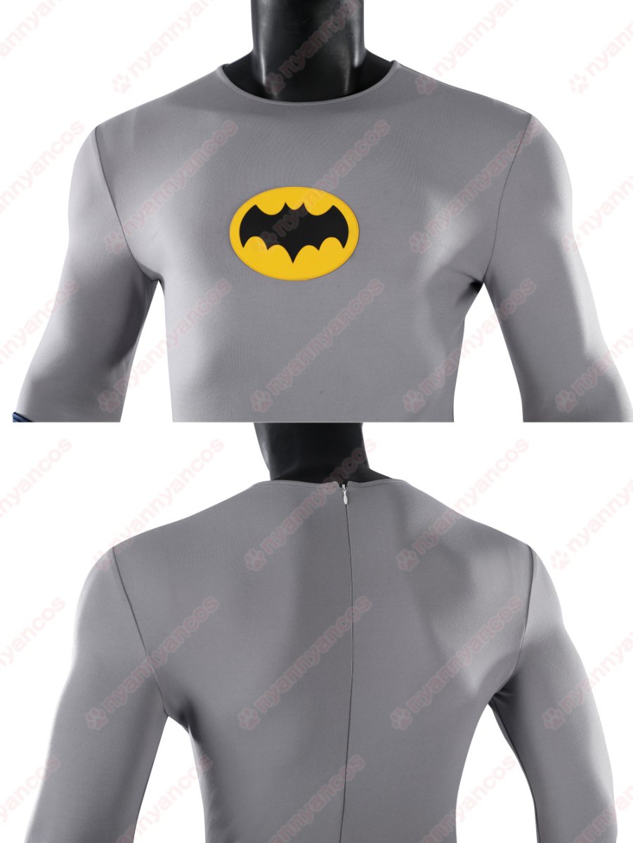 画像15: 高品質 実物撮影  バットマン 1966  風    コスチューム　コスプレ衣装 (15)
