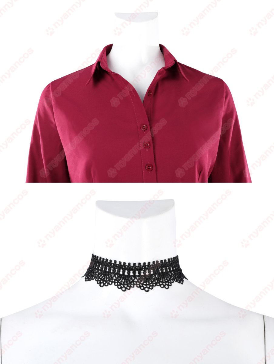 画像12: 高品質 実物撮影  エイダ・ウォン ADA Wong バイオハザード ダムネーション  風  コスチューム コスプレ衣装 (12)